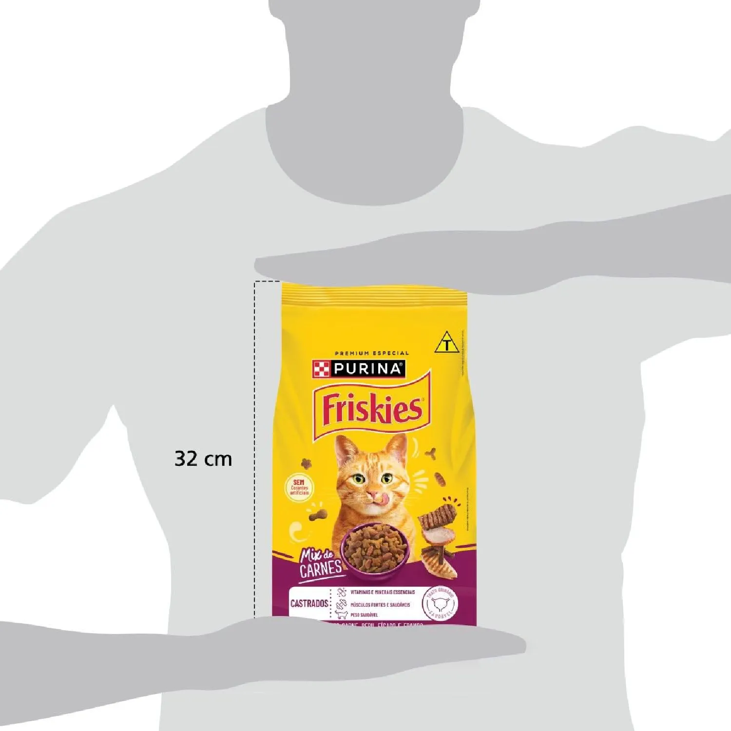 Racao Friskies Castrados Mix de Carnes 10